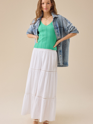 Anna Ribbed Tank Top - ARULA