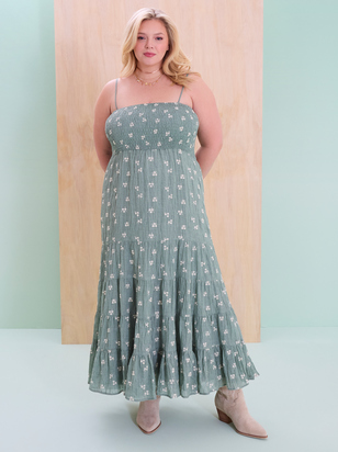 Baylor Embroidered Maxi Dress - ARULA - 