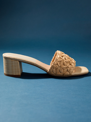 Charlie Raffia Heels - ARULA