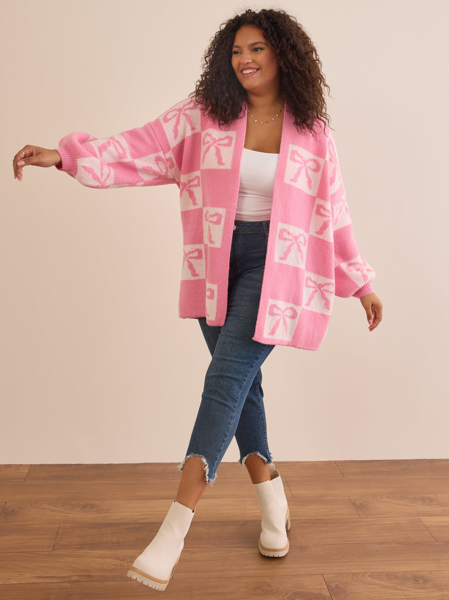 Checkered Cardi Checkered Cardi