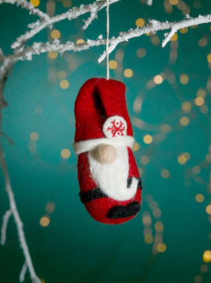 Santa Gnome Christmas Ornament - ARULA
