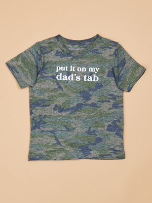 Put it on Dads Tab Tee Shirt - ARULA
