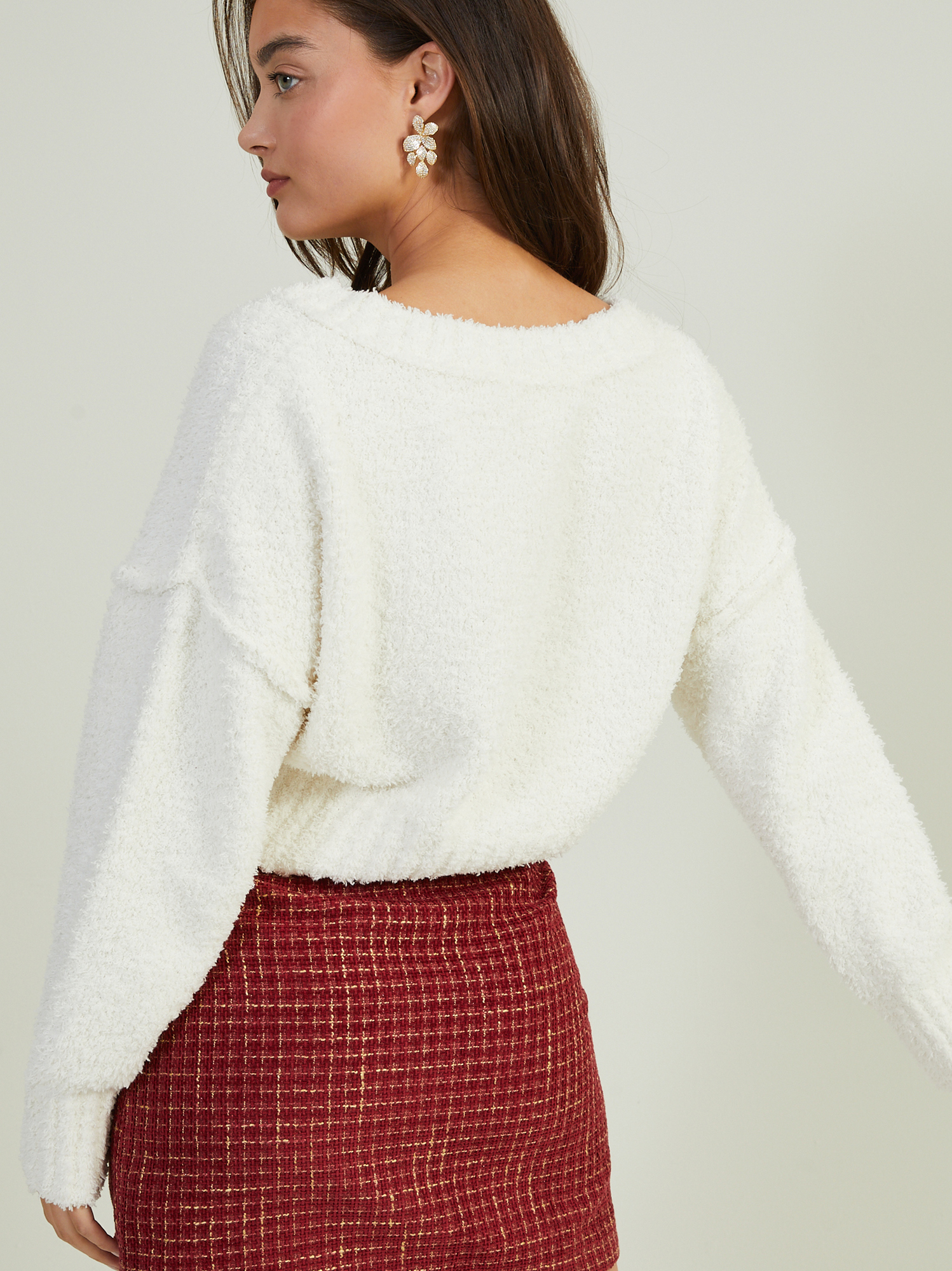 Teddy online cropped sweater