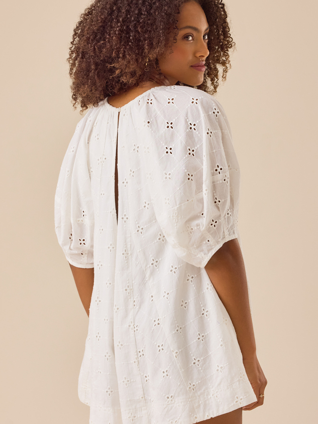 Posie Eyelet Romper Detail 5 - ARULA