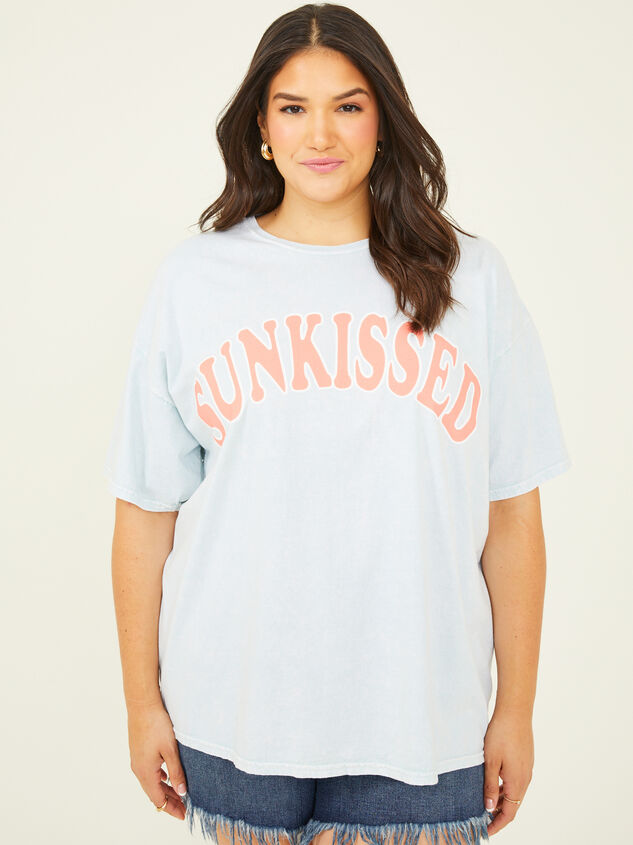 Sunkissed Oversized Tee Detail 1 - ARULA