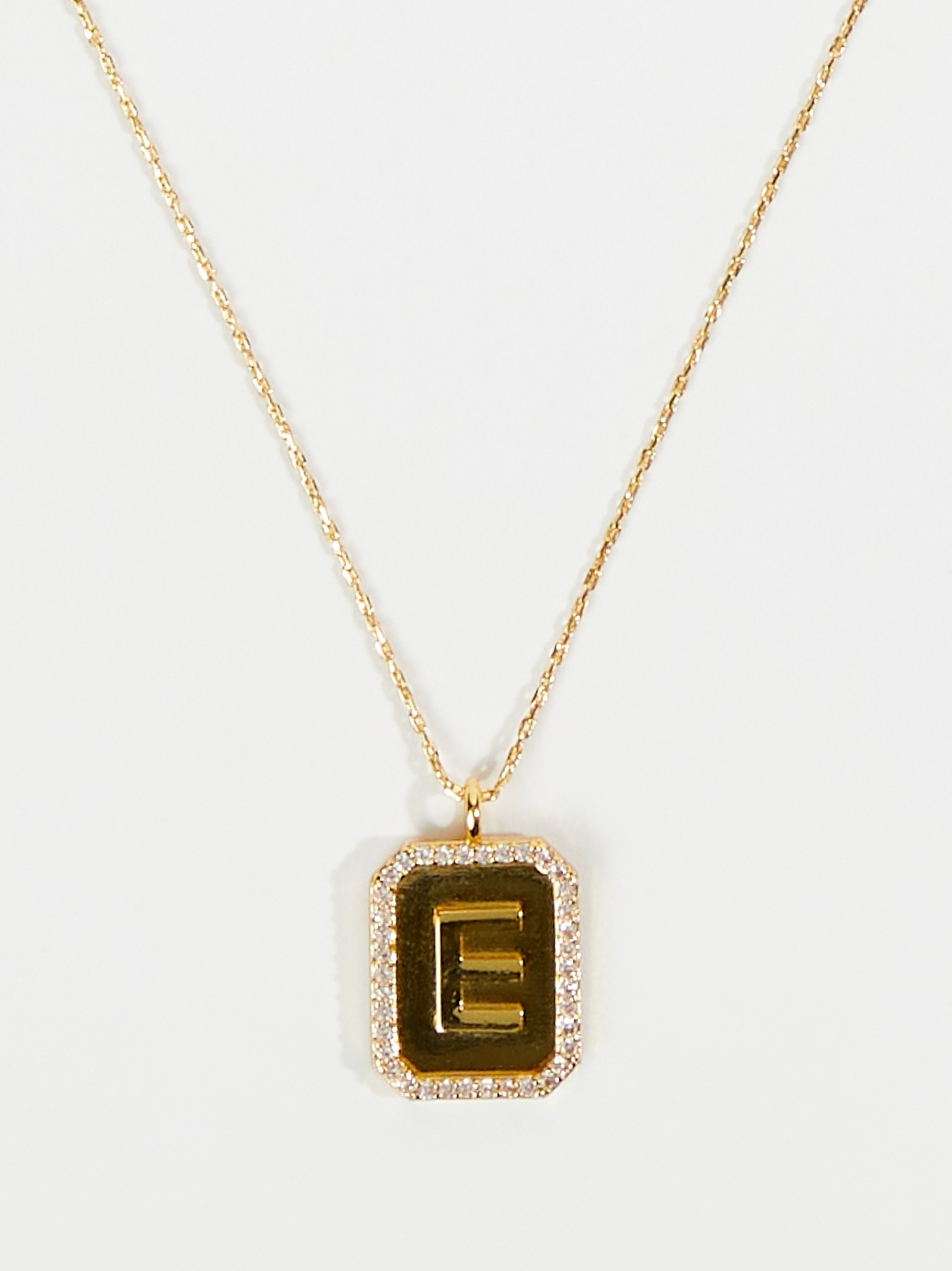 Rhinestone monogram hotsell necklaces