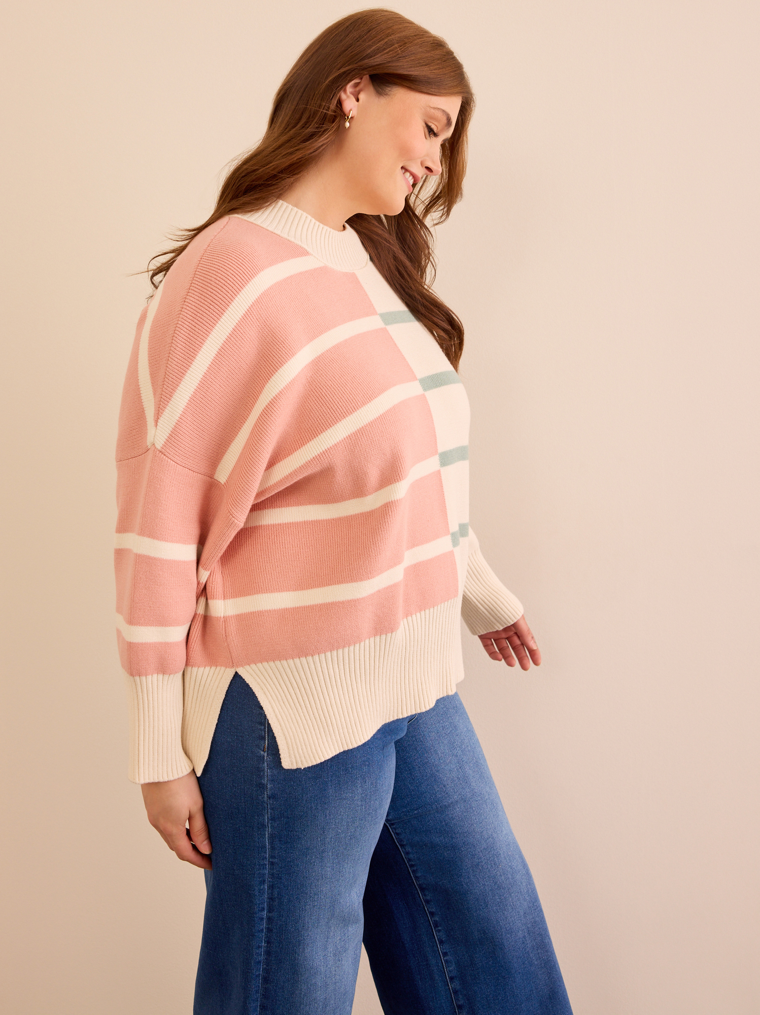 Colorblock Striped Sweater Colorblock Striped Sweater