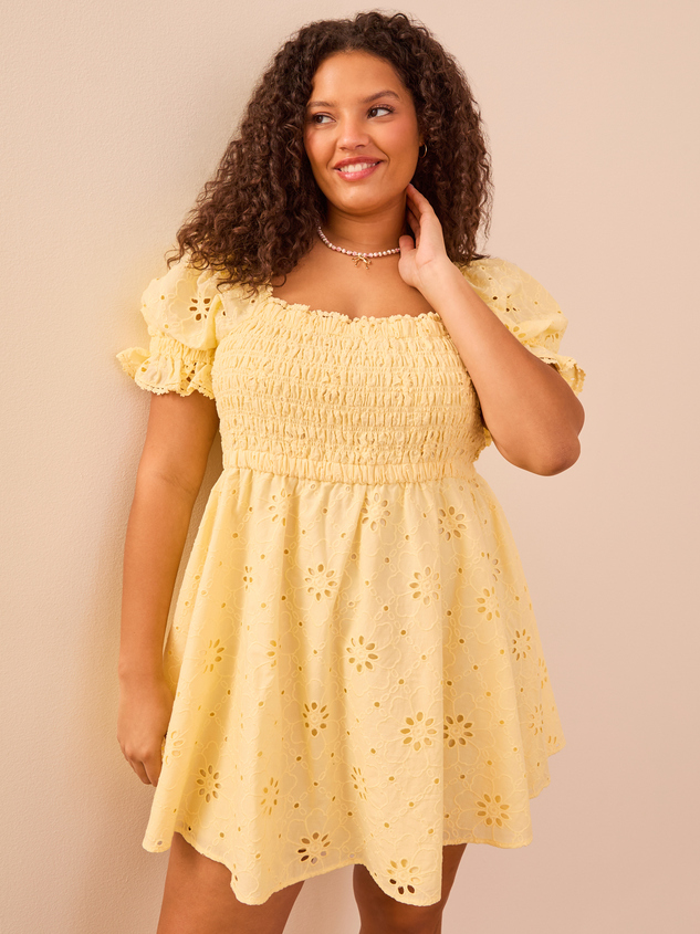 Adeline Mini Dress Detail 3 - ARULA