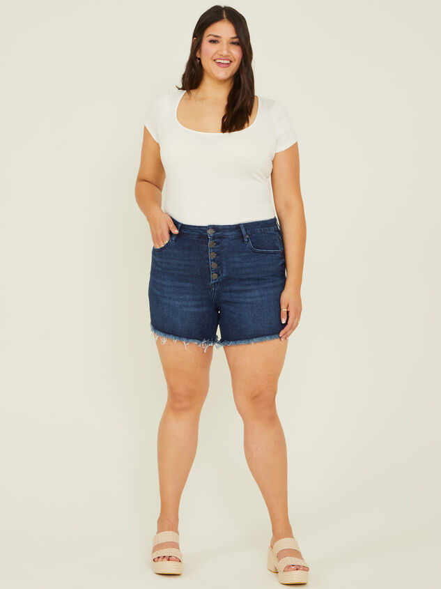 Jessa Denim Shorts Detail 1 - ARULA