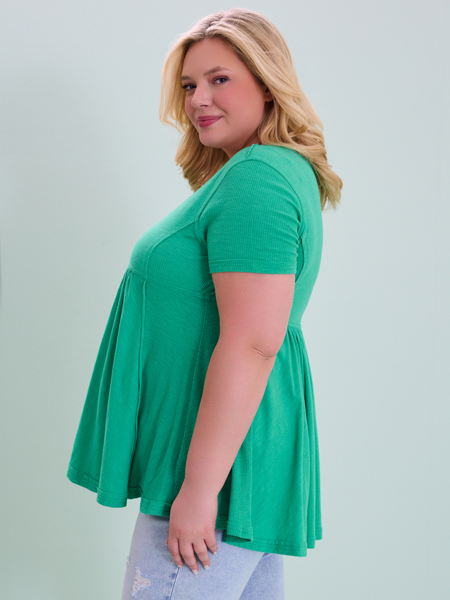 Andi Babydoll Tunic Top Detail 2 - ARULA