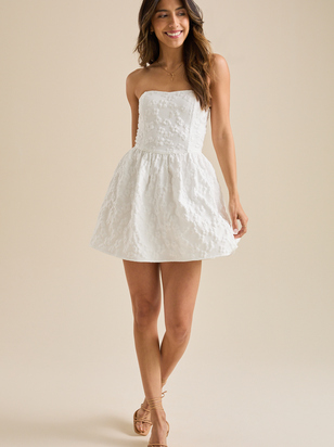 Emberly Strapless Mini Dress - ARULA