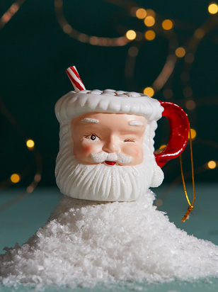 Santa Mug Christmas Ornament - ARULA