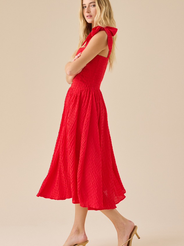 Rowni Midi Dress Detail 3 - ARULA