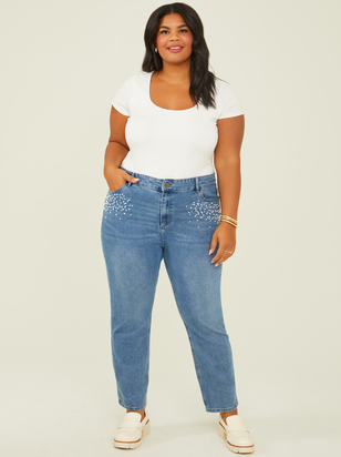 Pearl Girlfriend Jeans - ARULA