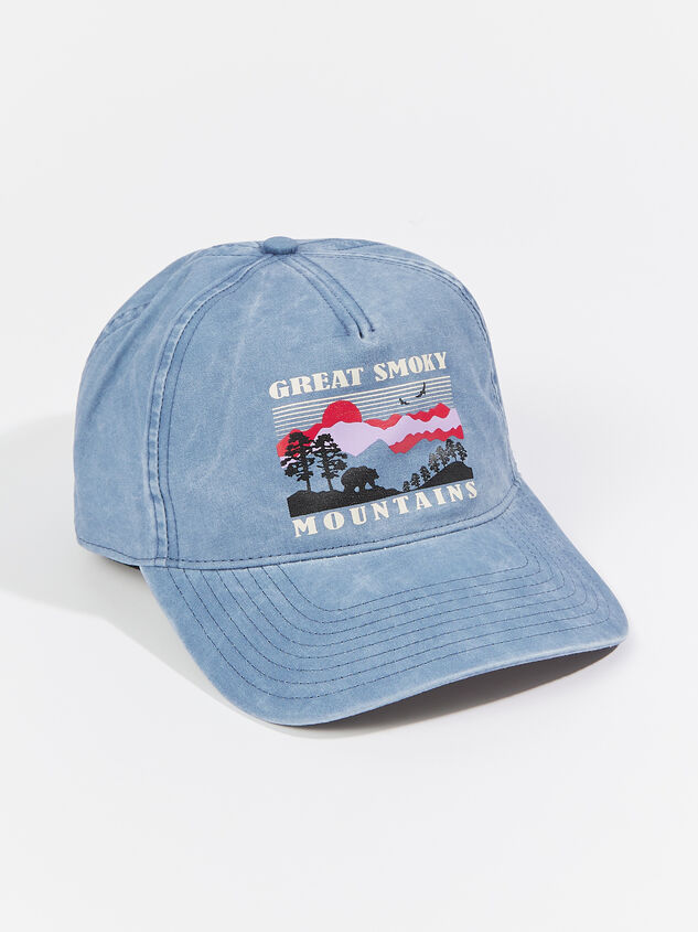 Smokey Mountains Trucker Hat Detail 1 - ARULA