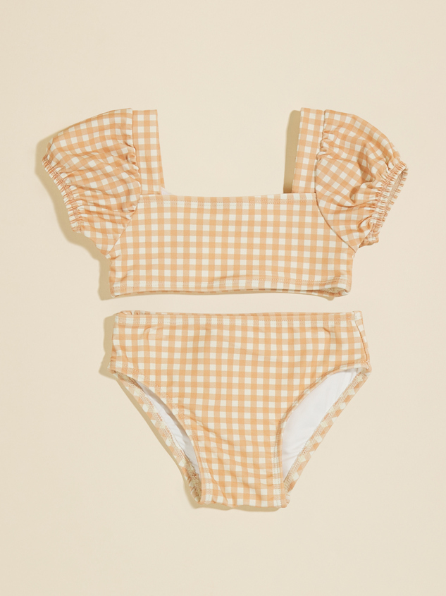 Sadie Gingham Bikini Set by Quincy Mae - ARULA