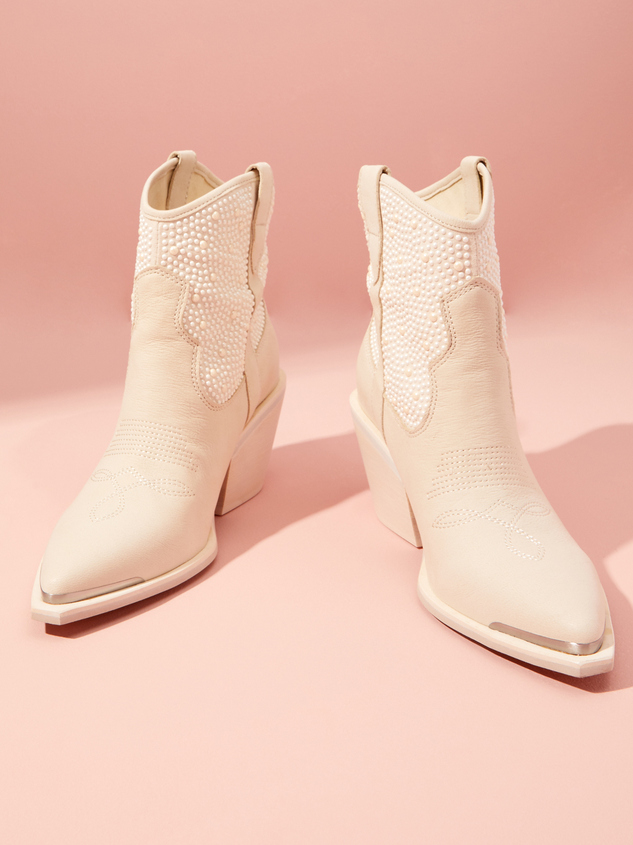 Nashe Pearl Booties By Dolce Vita Detail 2 - ARULA