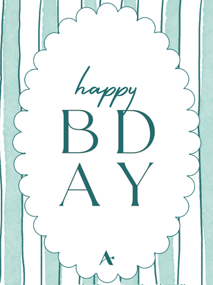 Happy BDay E-Gift Card - ARULA