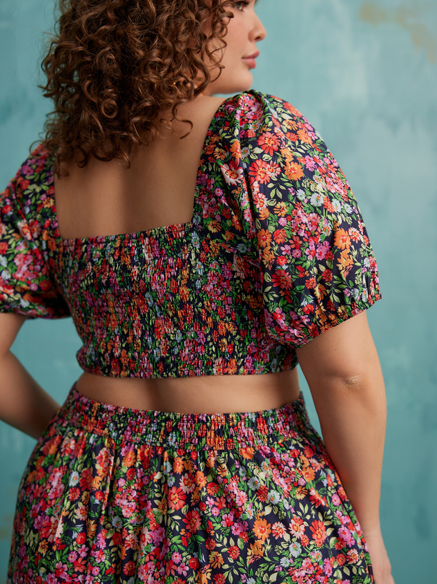 Whitney Floral Maxi Dress Detail 6 - ARULA