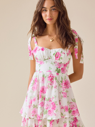 Semlia Floral Mini Dress - ARULA - 