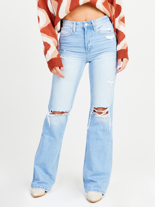 Kayla Straight Leg Jeans - ARULA