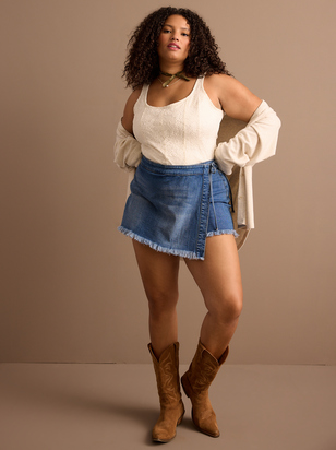 Plus Size Skirts Tennis Skorts ARULA