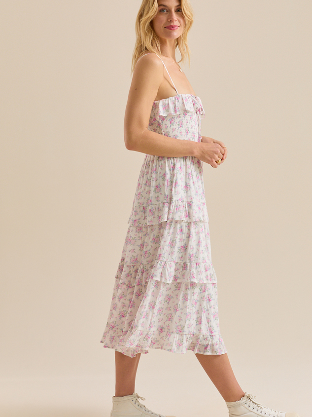Kathy Floral Maxi Dress Detail 3 - ARULA