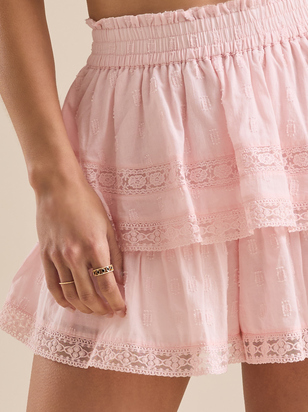 Raleigh Layered Lace Shorts - ARULA