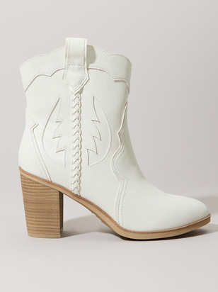 Laina Braided Western Bootie - ARULA