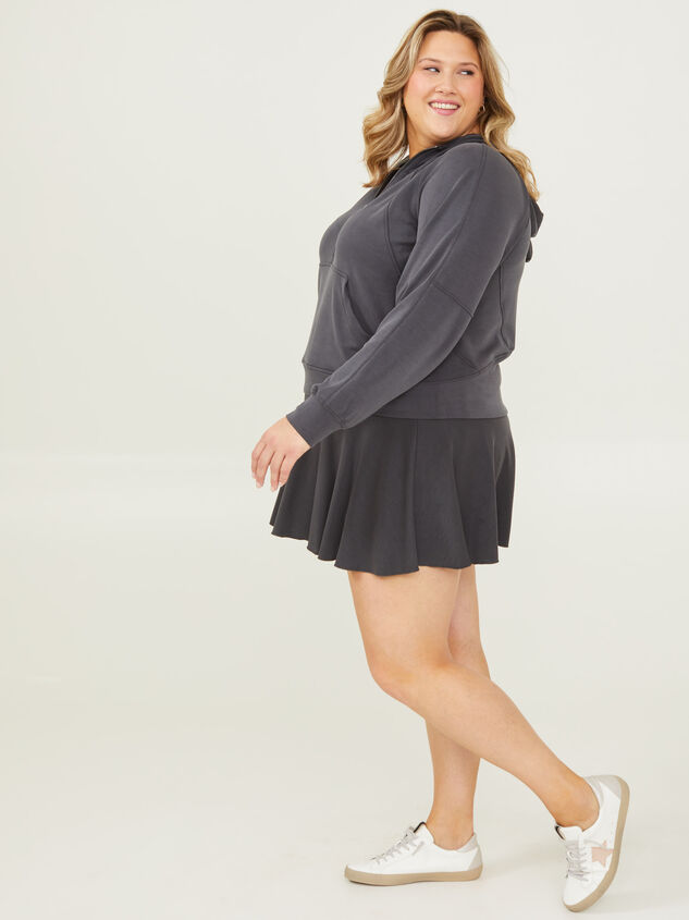 Dreamluxe Quarter Zip Hoodie Detail 3 - ARULA
