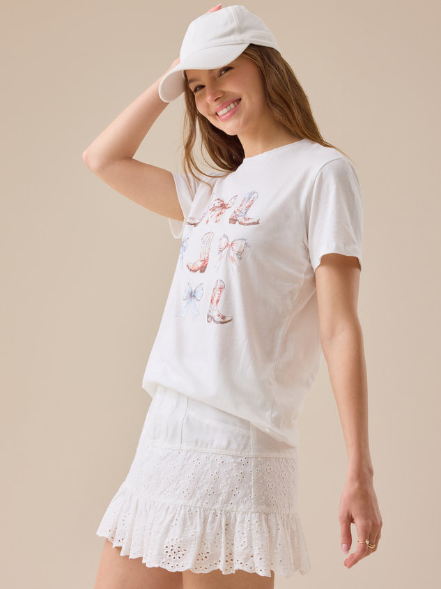 Boots and Bows Mama Tee Detail 3 - ARULA
