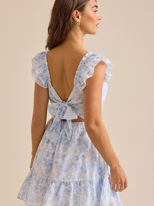 Lila Floral Mini Dress - ARULA
