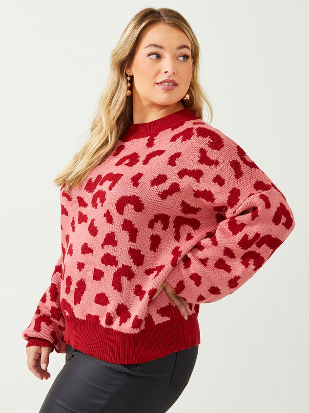 Cullen Leopard Sweater Detail 2 - ARULA