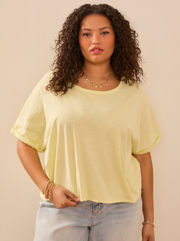 Michaela Boxy Tee - ARULA