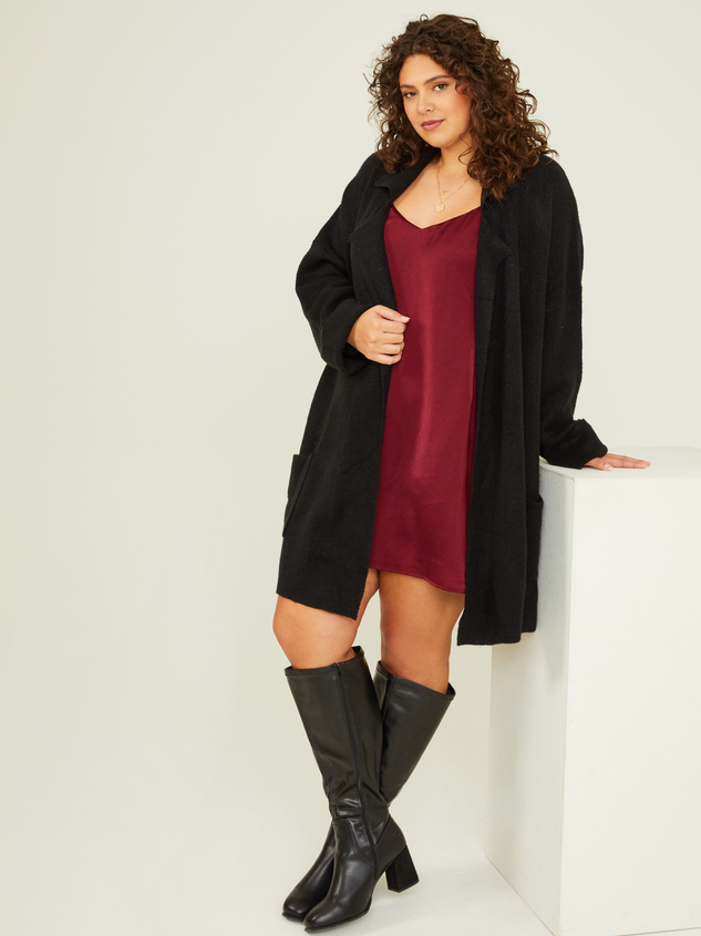 Greer Knit Jacket Detail 2 - ARULA