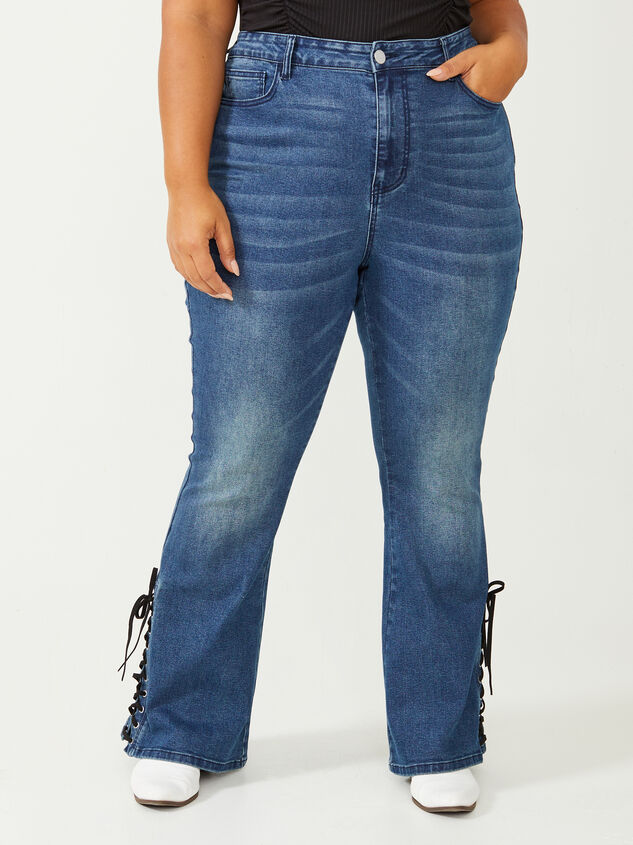 Western Flare Jeans Detail 2 - ARULA