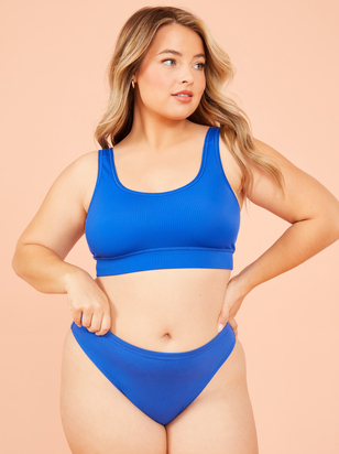Rib Crop Tank Bralette - ARULA