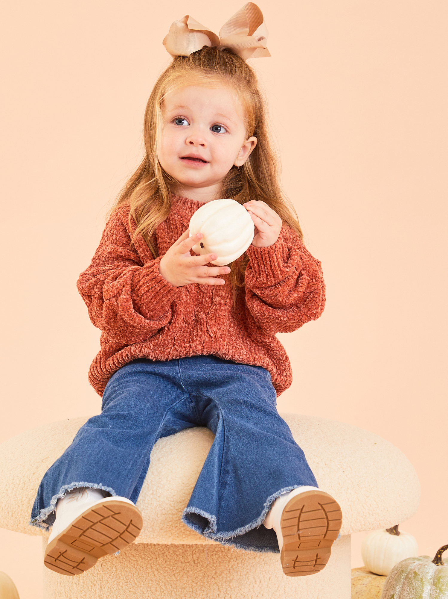 Rust chenille sweater 2025