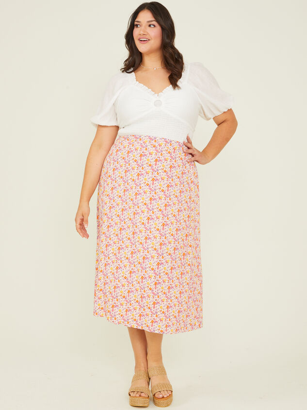 Darcy Midi Skirt Detail 1 - ARULA
