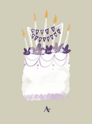 Fall Birthday Cake E-Gift Card - ARULA