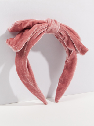 Velvet Bow Headband - ARULA