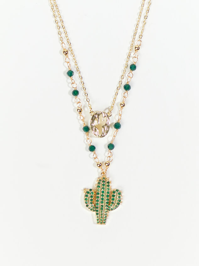Cactus Necklace Detail 2 - ARULA