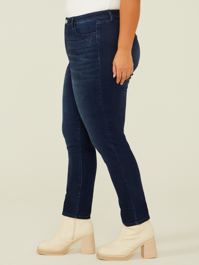Alexa Studded Skinny Jeans Detail 5 - ARULA