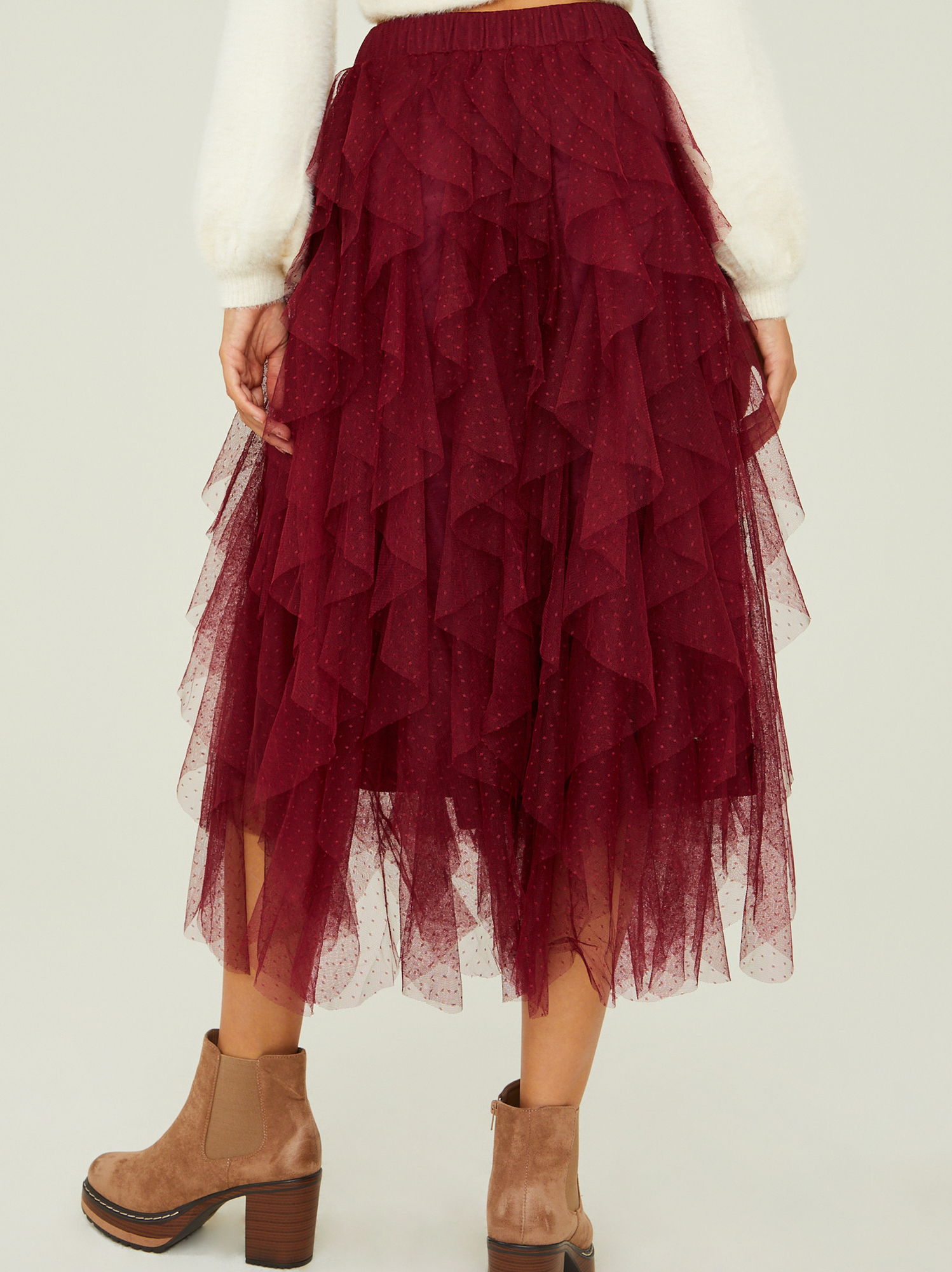 Waterfall tulle skirt 2025