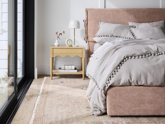 Amelia Upholstered Bed - ARULA - 