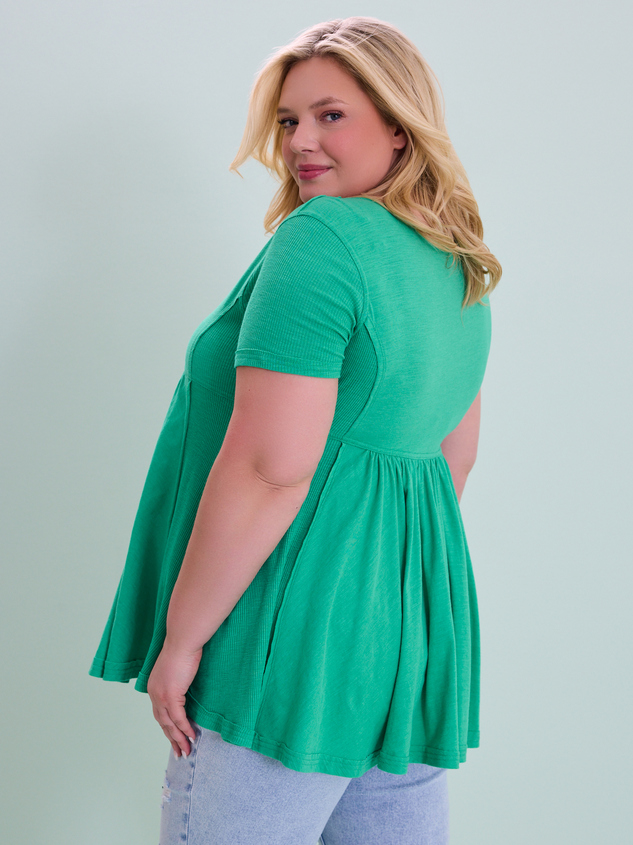 Andi Babydoll Tunic Top Detail 3 - ARULA
