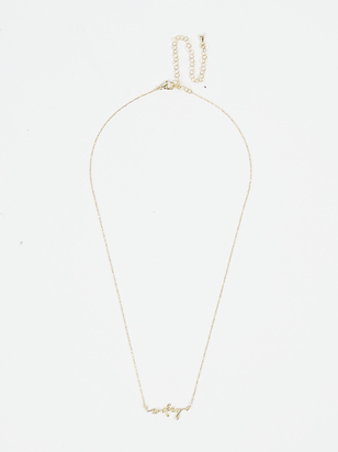 18k Gold Wifey Necklace - ARULA