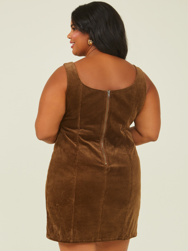 Allegra Corduroy Dress Detail 4 - ARULA