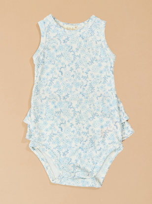 Laney Floral Ruffle Bodysuit - ARULA