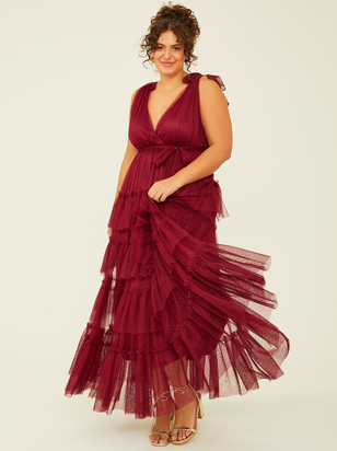 Madeline Dot Maxi Dress - ARULA